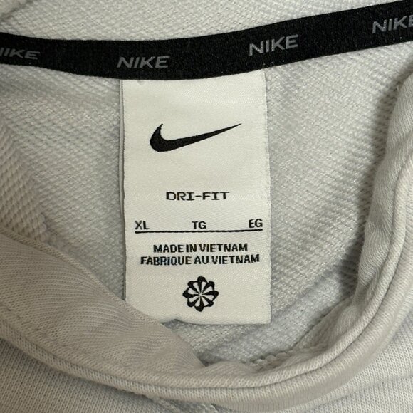 Nike Dri-Fit GFX Pullover Hoodie Photon Dust (FN3285-025), Size XL - Picture 3 of 6